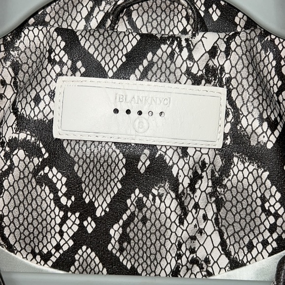 BLANKNYC faux snakeskin moto jacket - Picture 7 of 12